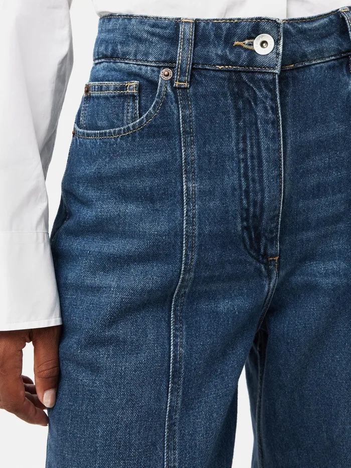 Women Beck Tailored Jean Vintage Mid Blue Jigsaw Denim