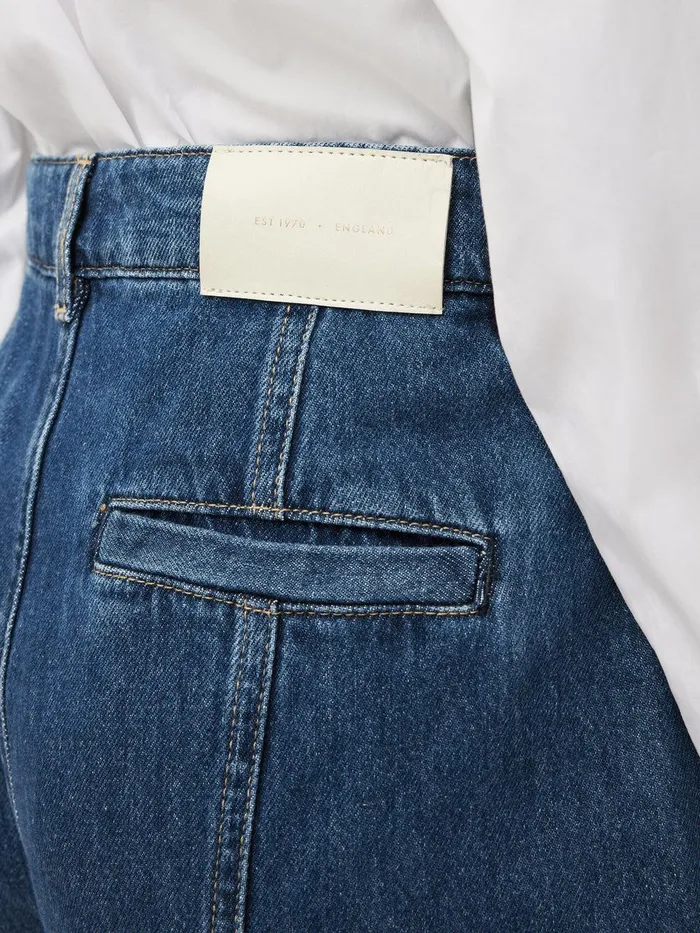Women Beck Tailored Jean Vintage Mid Blue Jigsaw Denim