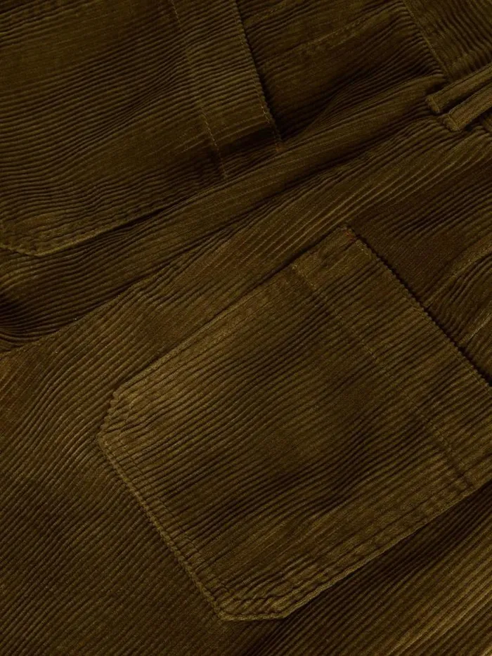 Women Belle Cord Wide Leg Trouser Khaki Green White Stuff Trousers