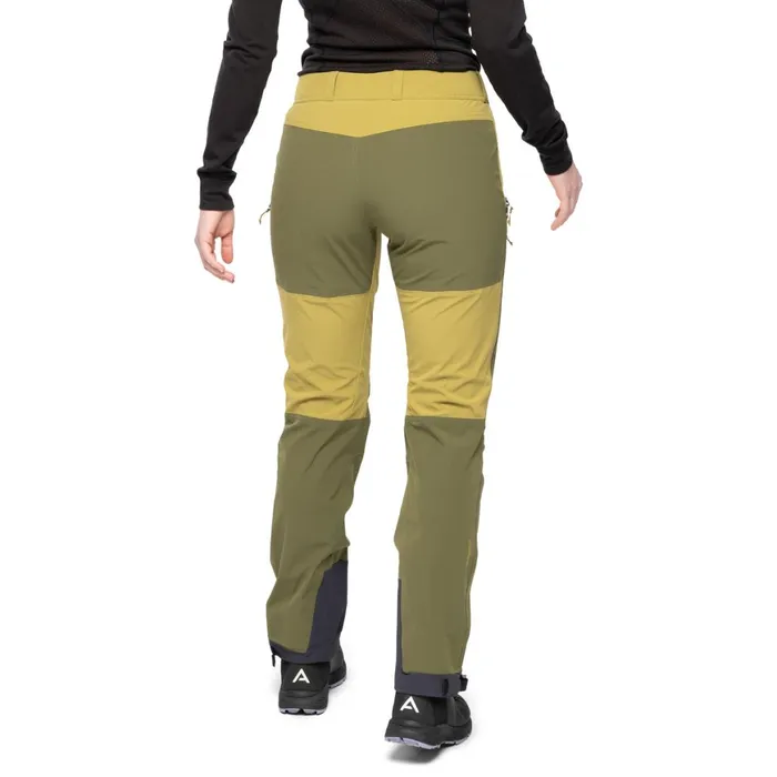 Women Bergans Of Norway Hiking Pants Bekkely Hybrid W Pants Olive Green Dark Olive Green