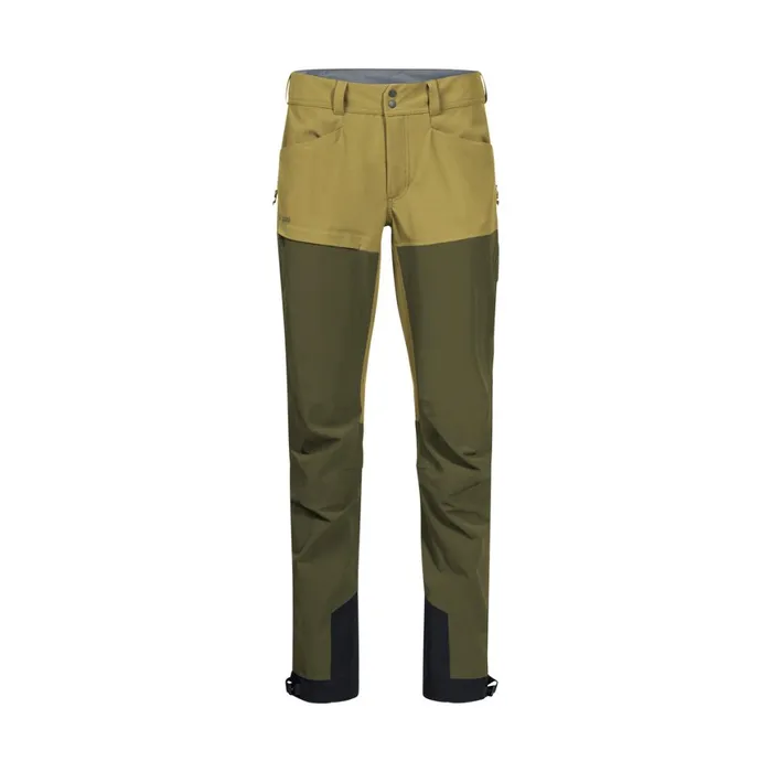 Women Bergans Of Norway Hiking Pants Bekkely Hybrid W Pants Olive Green Dark Olive Green