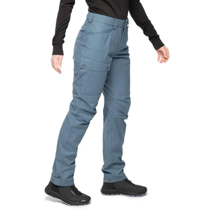 Women Bergans Of Norway Hiking Pants Nordmarka Leaf Light Pants Orion Blue