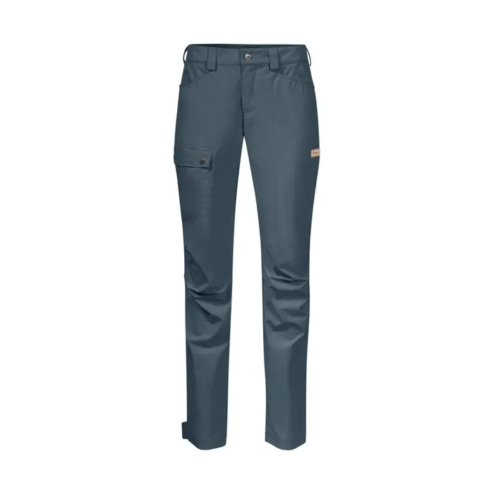 Women Bergans Of Norway Hiking Pants Nordmarka Leaf Light Pants Orion Blue