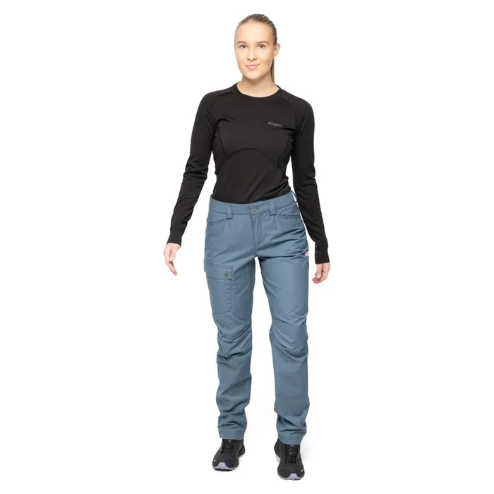 Women Bergans Of Norway Hiking Pants Nordmarka Leaf Light Pants Orion Blue