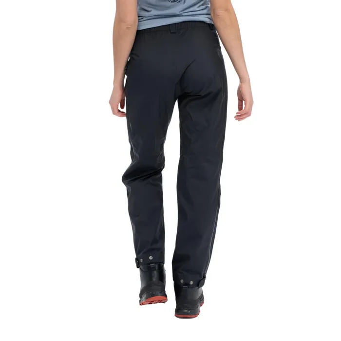 Women Bergans Of Norway Hiking Pants Vandre Light 3l Shell Zipped Pants Black