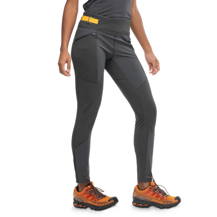 Women Bergans Of Norway Hiking Pants Y Lightline Progressive Tights Dark Shadow Grey