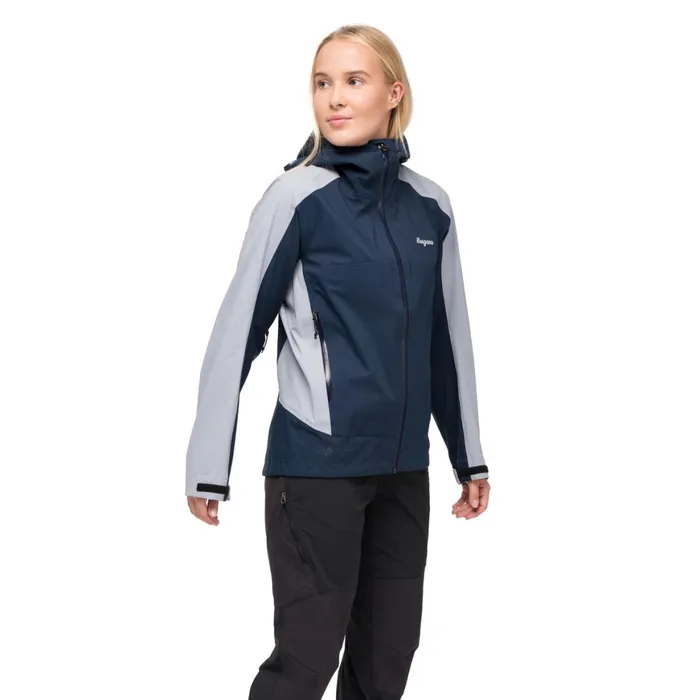 Women Bergans Of Norway Shell Jackets Vaagaa Allround 3l Shell Jacket Navy Blue Husky Blue