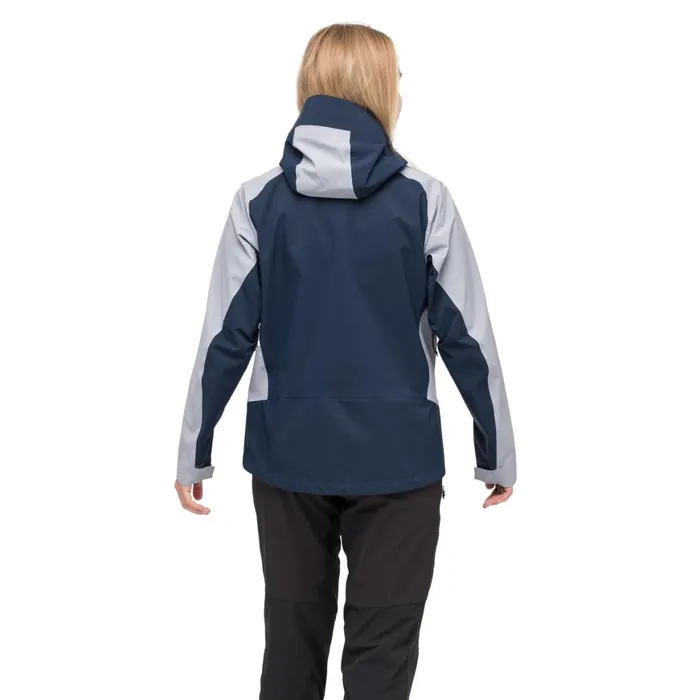 Women Bergans Of Norway Shell Jackets Vaagaa Allround 3l Shell Jacket Navy Blue Husky Blue