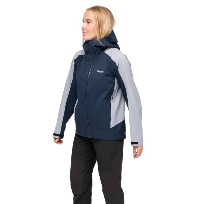 Women Bergans Of Norway Shell Jackets Vaagaa Allround 3l Shell Jacket Navy Blue Husky Blue