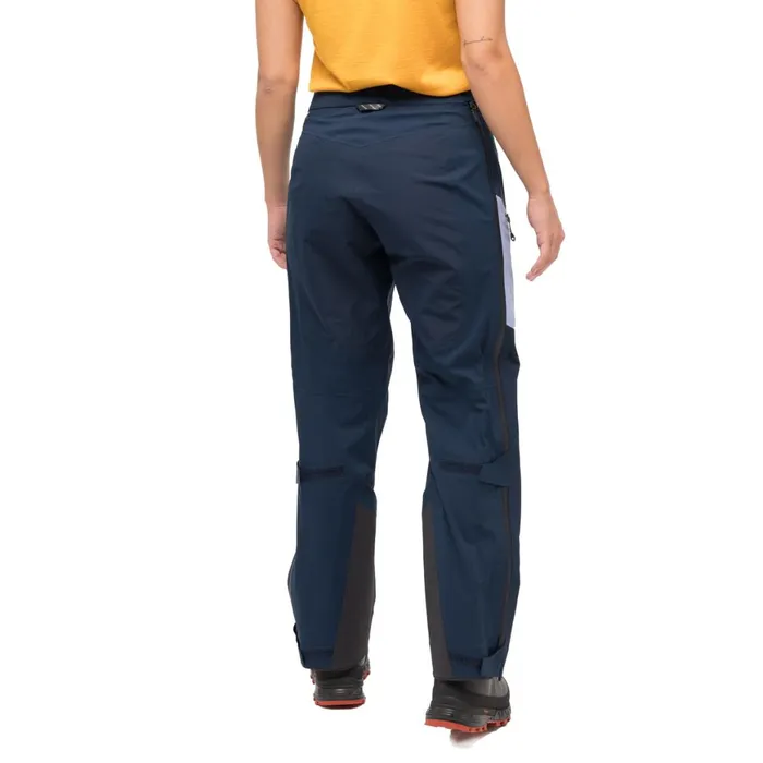 Women Bergans Of Norway Shell Pants Tind 3l Shell Pants Navy Blue Blueberry Milk