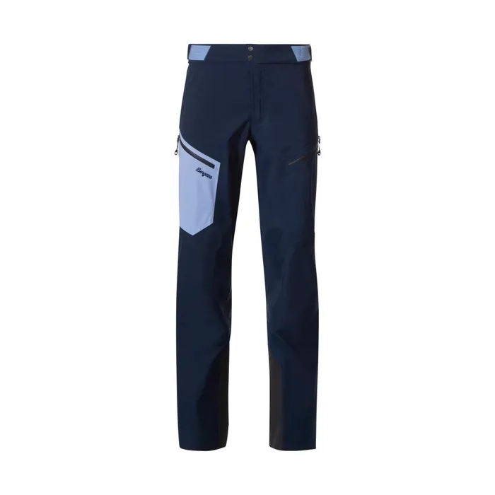 Women Bergans Of Norway Shell Pants Tind 3l Shell Pants Navy Blue Blueberry Milk