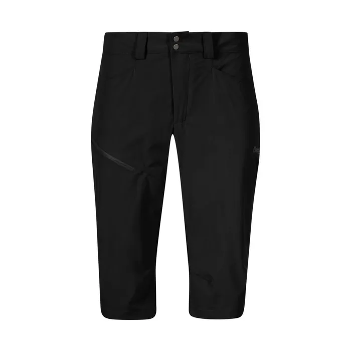 Women Bergans Of Norway Shorts Vandre Light Softshell Long Shorts Black