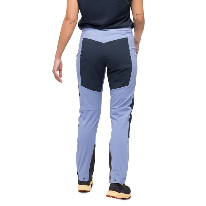 Women Bergans Of Norway Softshell Pants Tind Softshell Pants Blueberry Milk Navy Blue