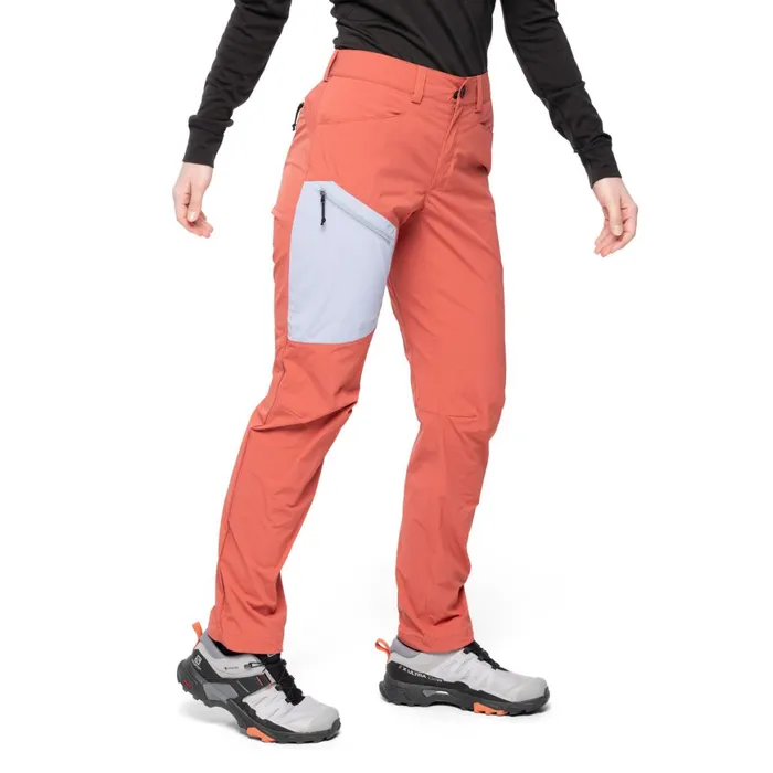 Women Bergans Of Norway Softshell Pants Vaagaa Light Softshell Pants Rusty Dust Husky Blue