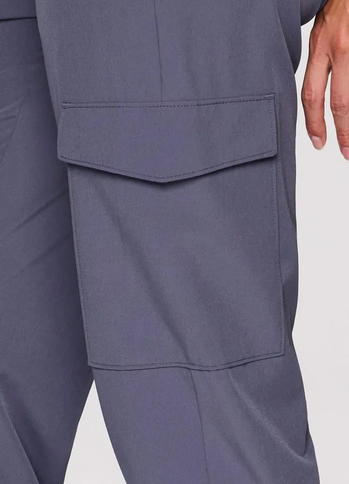 Women Beyond The Studio Cargo Jogger Smoke Blue RBX Active Pants