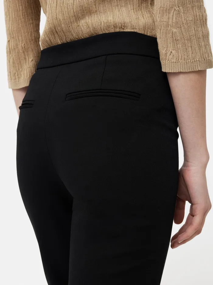 Women Bi Stretch Cigarette Trouser Black Jigsaw Suits and Tailoring
