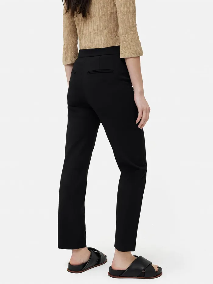 Women Bi Stretch Cigarette Trouser Black Jigsaw Suits and Tailoring