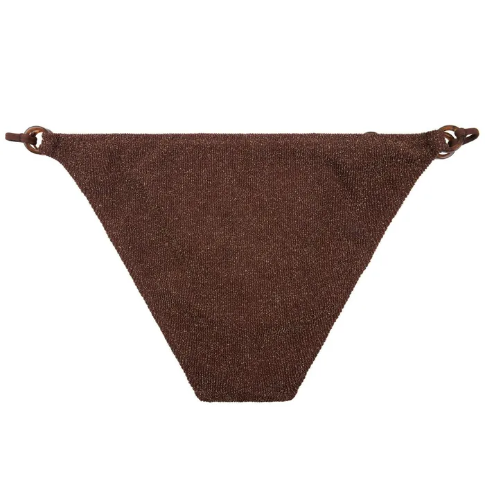 Women Bikini Bottoms Love Stories Poppy Bikini Bottom Dark Brown