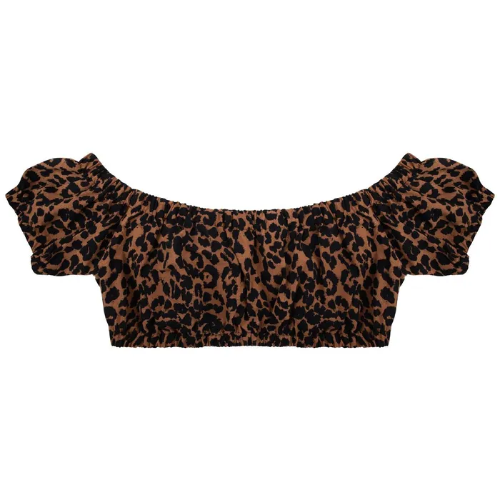 Women Bikini Tops Love Stories Robin Bikini Top Leopard