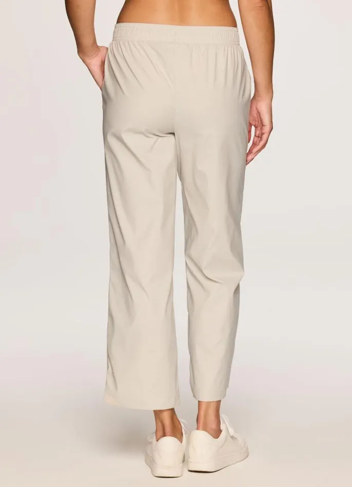 Women Birdie Textured Ankle Pant Sand RBX Active Pants