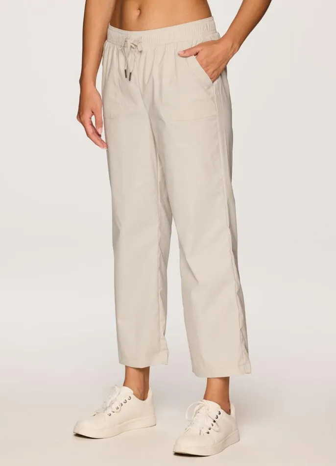 Women Birdie Textured Ankle Pant Sand RBX Active Pants