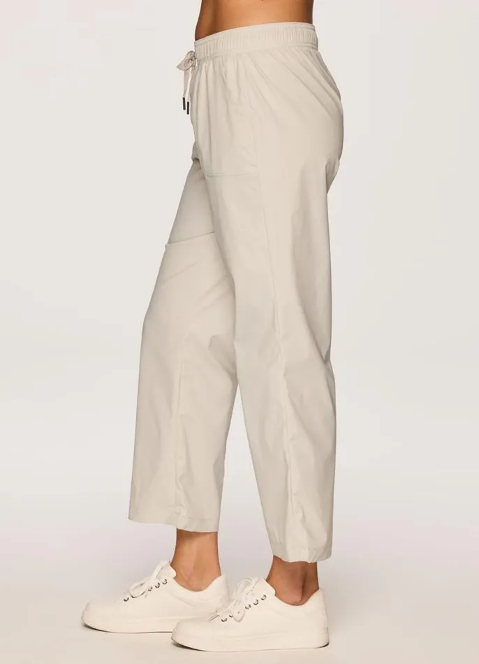 Women Birdie Textured Ankle Pant Sand RBX Active Pants