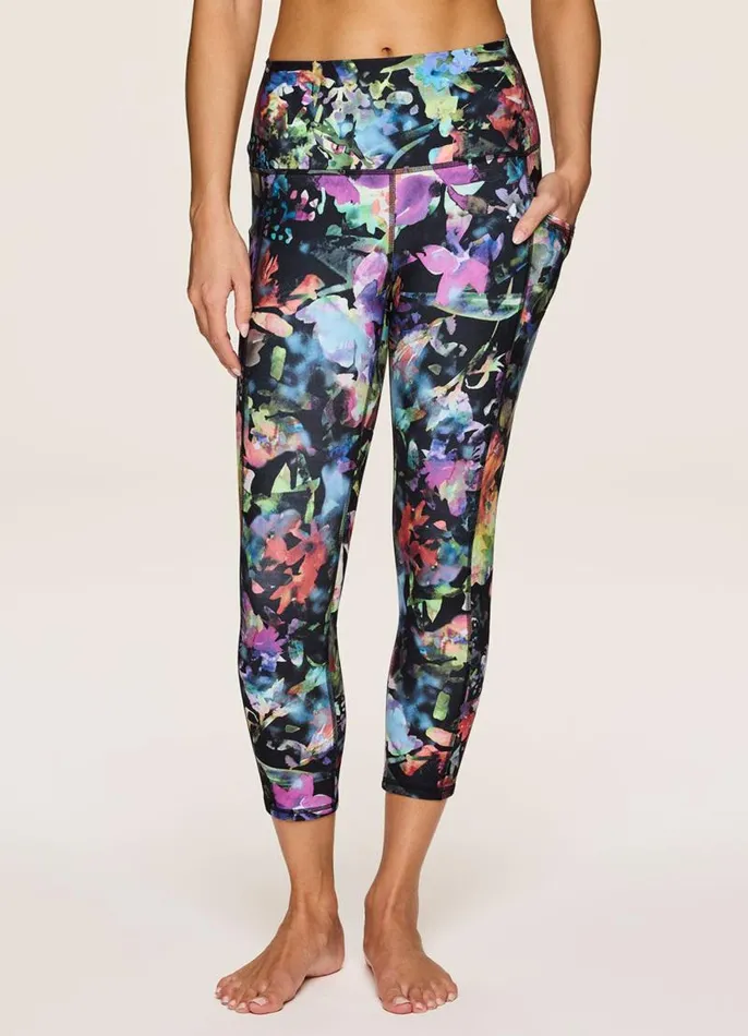 Women Blooming For You Super Soft Capri Multi RBX Active Capris