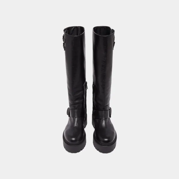 Women Bottes Sangles Et Semelles Crantes Black JONAK Boots Thighhigh Boots