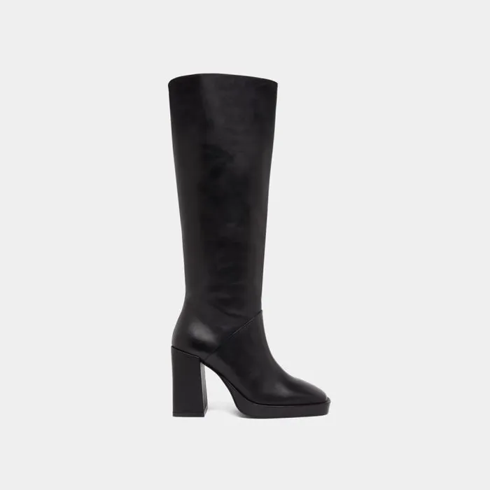 Women Bottes Talons Hauts Et Bouts Carrs Black JONAK Boots Thighhigh Boots