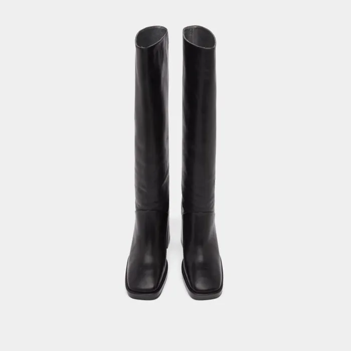 Women Bottes Talons Hauts Et Bouts Carrs Black JONAK Boots Thighhigh Boots