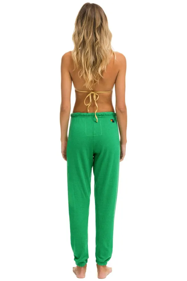Women Bottoms Aviator Nation AVIATOR NATION SWEATPANTS 8211 KELLY GREEN Women Bottoms Aviator Nation AVIATOR NATION SWEATPANTS 8211 KELLY GREEN