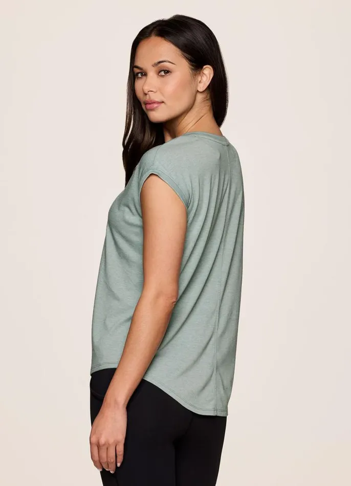 Women Breezy Hi Low Tee Sea Glass RBX Active TShirts