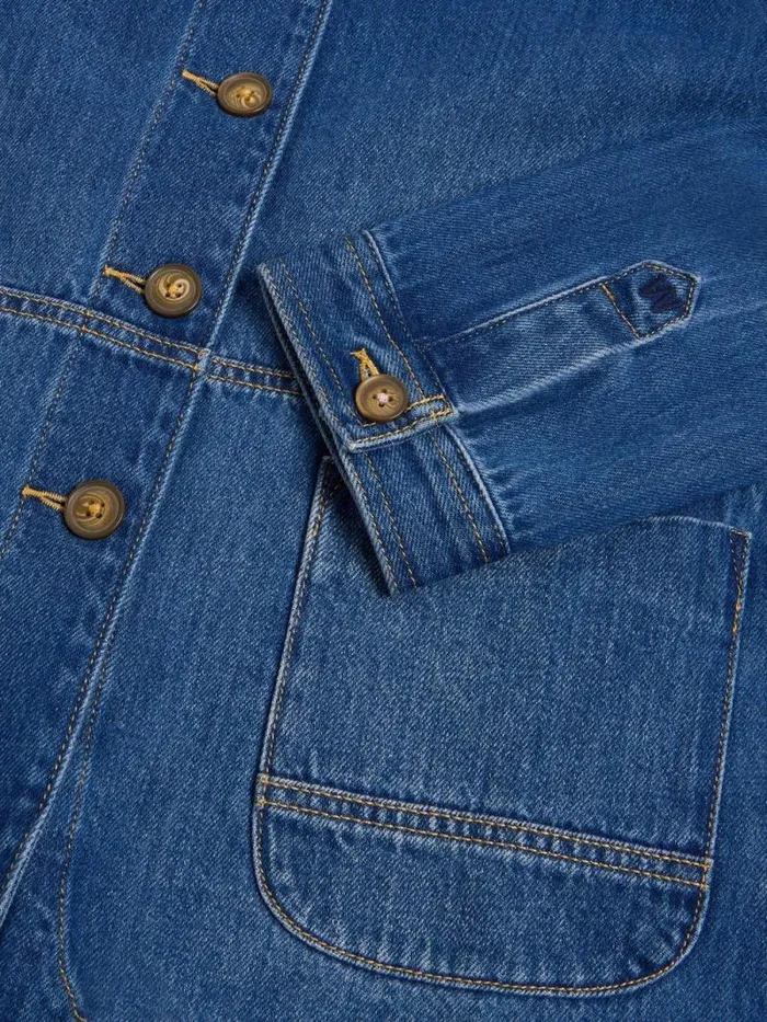Women Carrie Denim Jacket Mid Denim White Stuff Coats and Jackets Women Carrie Denim Jacket Mid Denim White Stuff Coats and Jackets