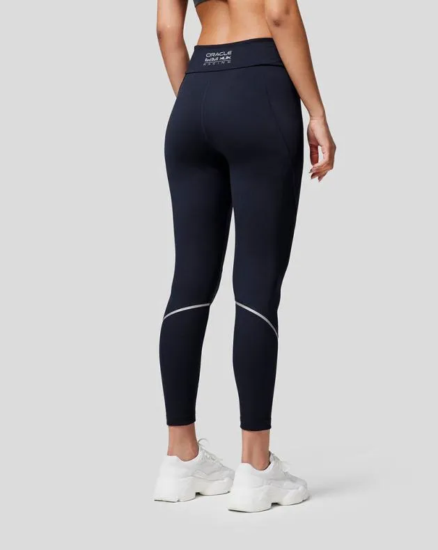 Women Castore Leggings Oracle Red Bull Racing Active Dual Brand Running Leggings 8211 Night Sky