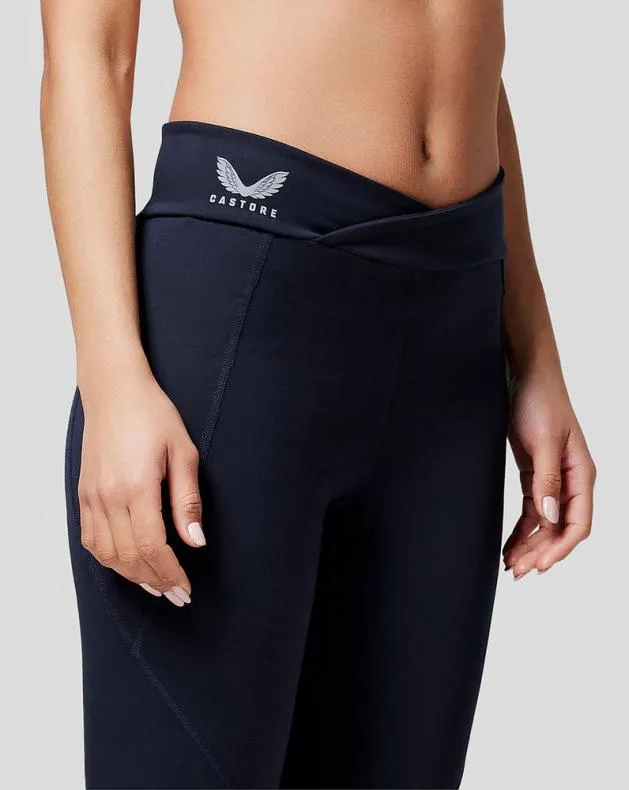 Women Castore Leggings Oracle Red Bull Racing Active Dual Brand Running Leggings 8211 Night Sky
