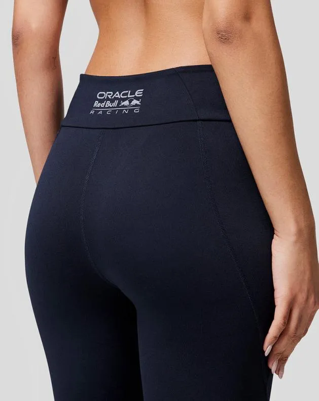 Women Castore Leggings Oracle Red Bull Racing Active Dual Brand Running Leggings 8211 Night Sky