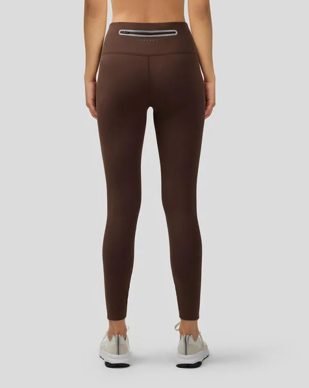 Women Castore Leggings WoZone Breathable Performance Leggings 8211 Brown