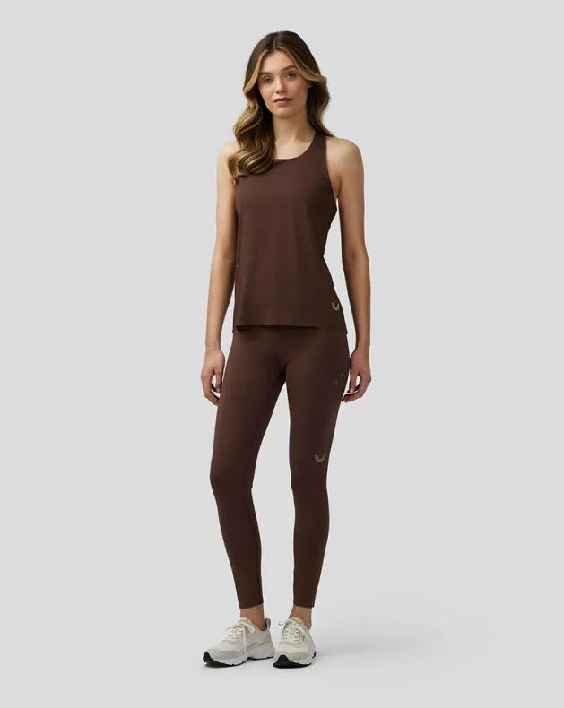 Women Castore Leggings WoZone Breathable Performance Leggings 8211 Brown