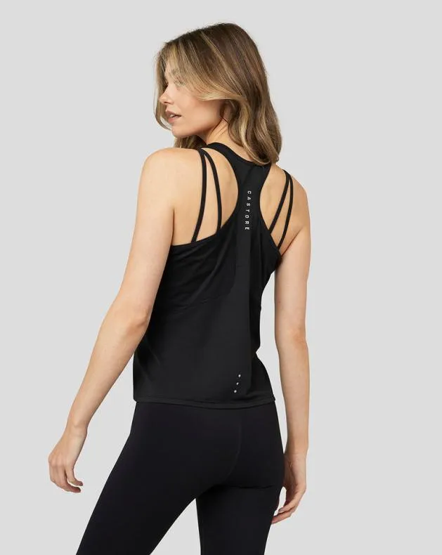 Women Castore Tops WoActive Performance Tank Top 8211 Black