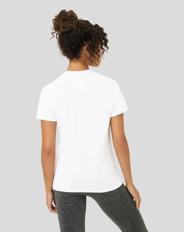 Women Castore Tops WoWhite Protek Training Tee