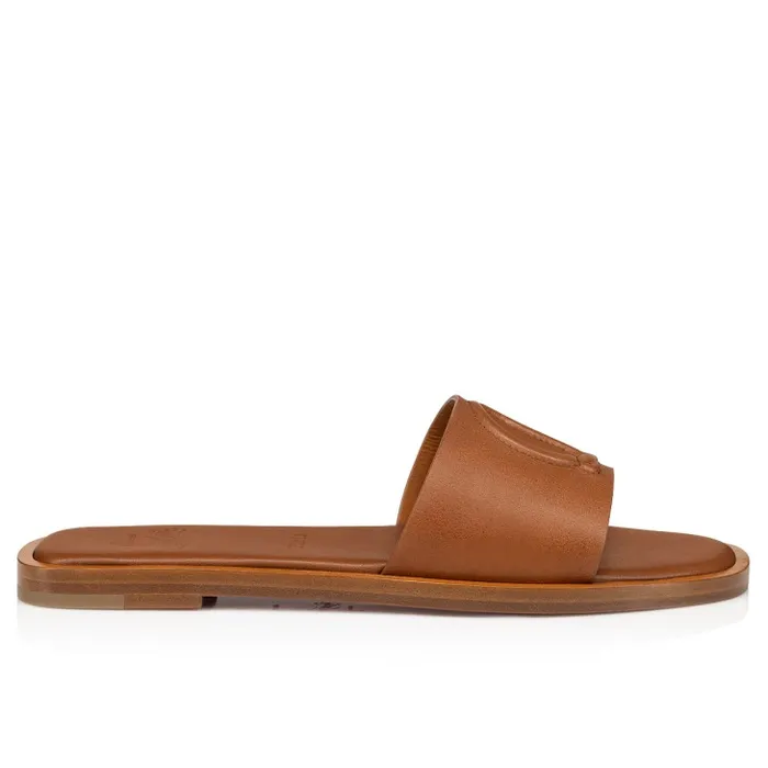 Women CL Mule Mules 8211 Calf Leather 8211 Cuoio Christian Louboutin Mules
