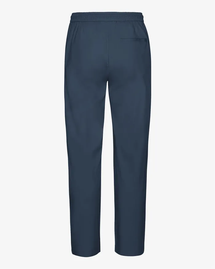 Women Colorfulstandard Organic Twill Pants 8211 Petrol Blue Pants