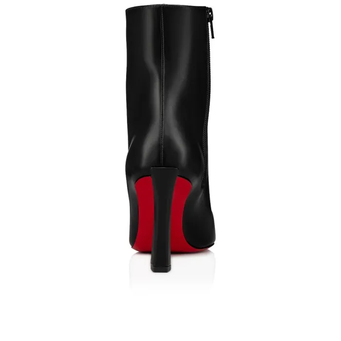 Women Condora Booty 85 Mm Low Boots 8211 Calf Leather 8211 Black Christian Louboutin Boots