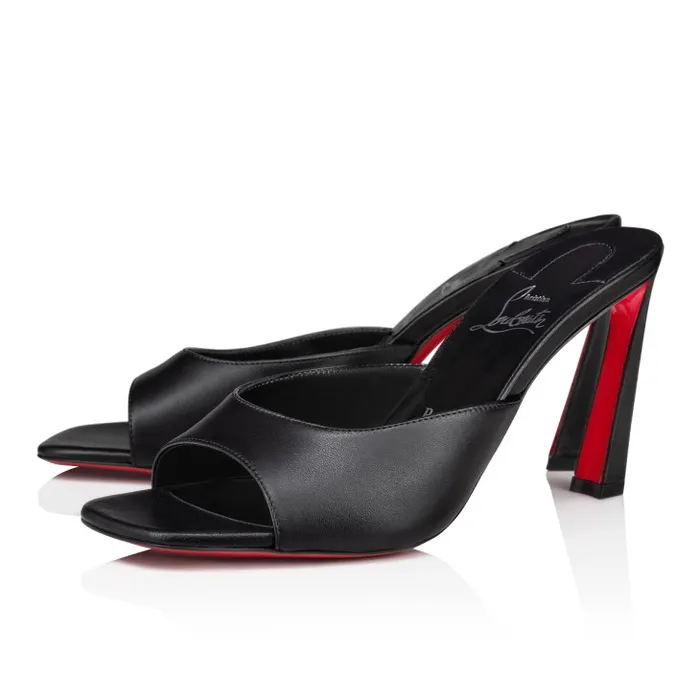 Women Condora Mule 85 Mm Mules 8211 Nappa Leather 8211 Black Christian Louboutin Sandals and Slides