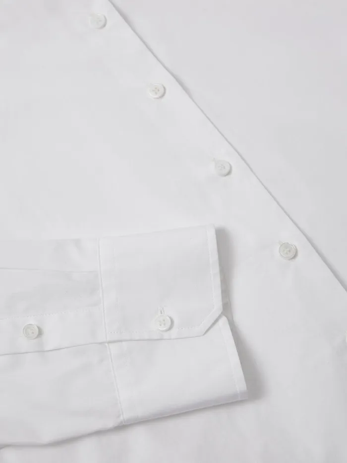 Women Cotton Poplin Shirt White Jigsaw Shirts and Tops