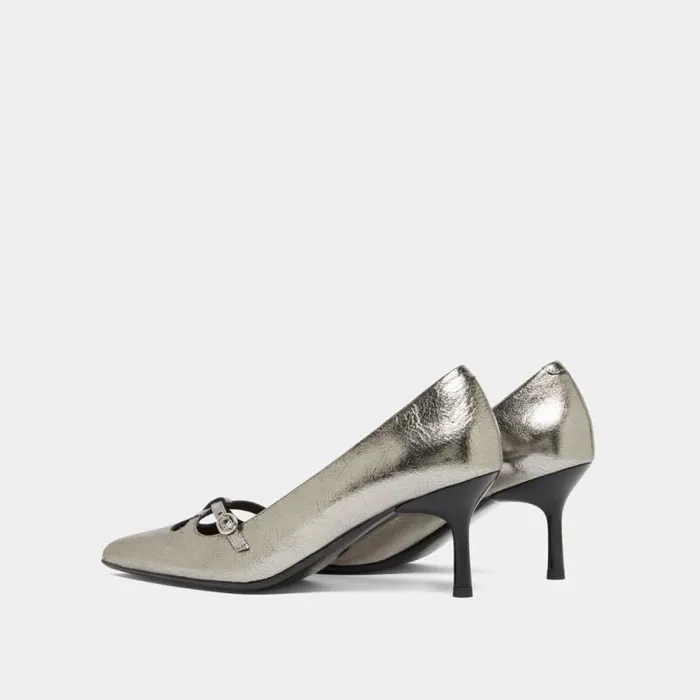 Women Crossstrap Pumps Dark Silver JONAK Pumps