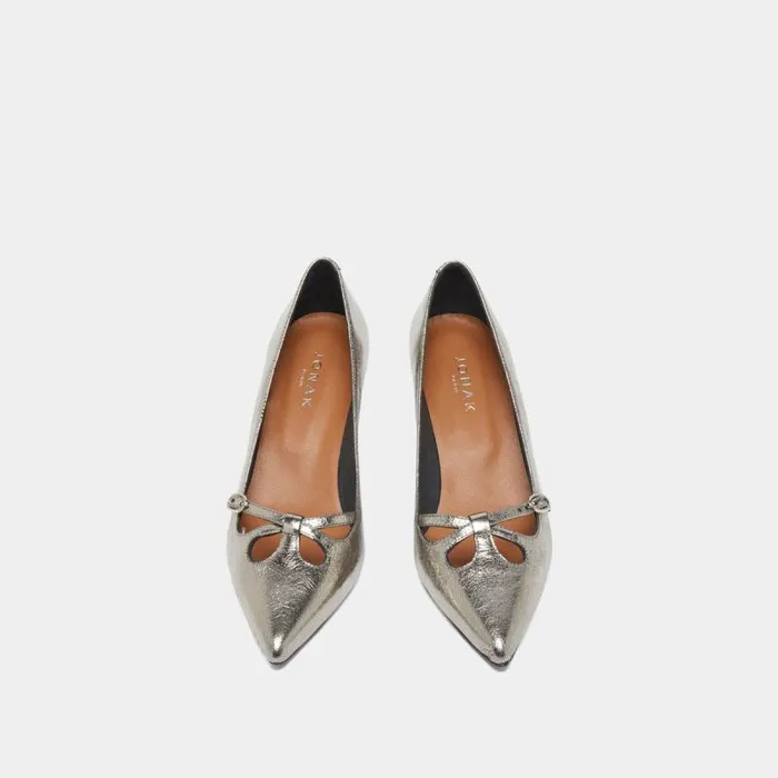 Women Crossstrap Pumps Dark Silver JONAK Pumps