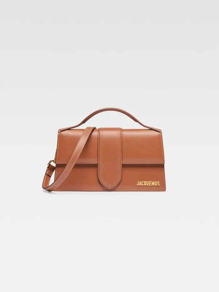 Women Crossbody and Handbags JACQUEMUS The Large Bambino Light Brown