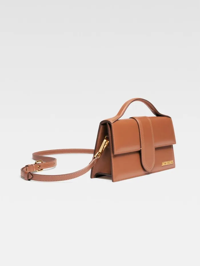 Women Crossbody and Handbags JACQUEMUS The Large Bambino Light Brown Women Crossbody and Handbags JACQUEMUS The Large Bambino Light Brown