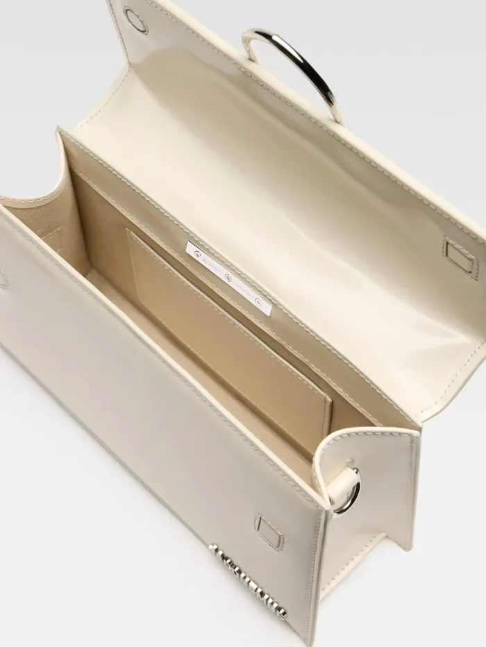 Women Crossbody and Handbags JACQUEMUS The Large Bambino Light Ivory Women Crossbody and Handbags JACQUEMUS The Large Bambino Light Ivory